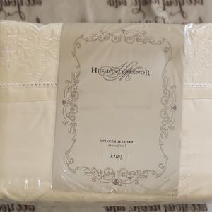 Cream King Sheet Set